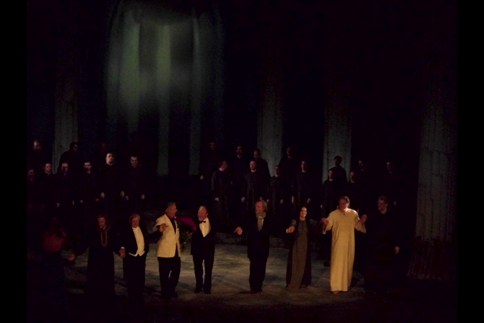 letzte Vorstellung 3.Juni 2012, Titurel im Parsifal, Wagner Festival Wels